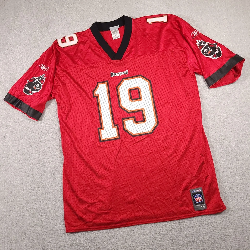 Camiseta deportiva Keyshawn Johnson Tampa Bay Buccaneers Reebok para hombre 2XL roja fútbol americano NFL Foto 2 de 4