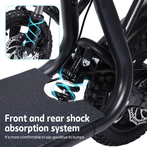 2000W Electric Scooter 50KM/H 50km Foldable Travel Adult Bike w/Seat 12'' - Picture 5 of 24
