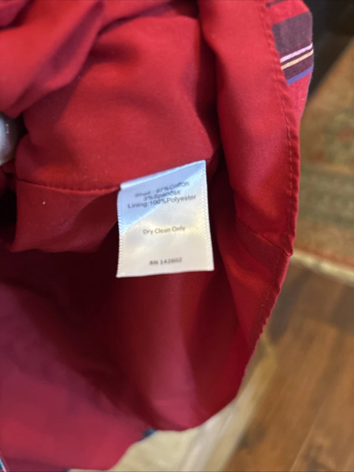 Vestido recto manga acampanada escocesa escocesa 3/4 talla S Sail To Sable, forrado Foto 3 de 4