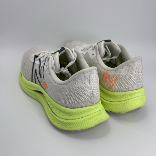 New Balance FuelCell Propel v4 Shoes (Men’s 10) White Bleached Lime Glow Running - 第 9/14 張圖片