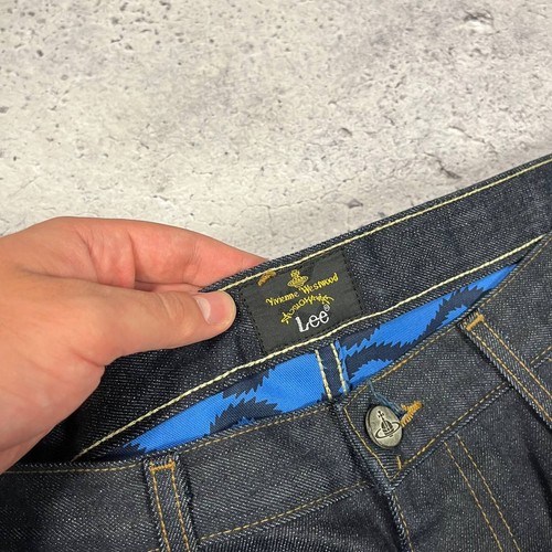 Lee x Vivienne Westwood Big Logo Jeans Denim Blau Größe 34 - Bild 9 von 17
