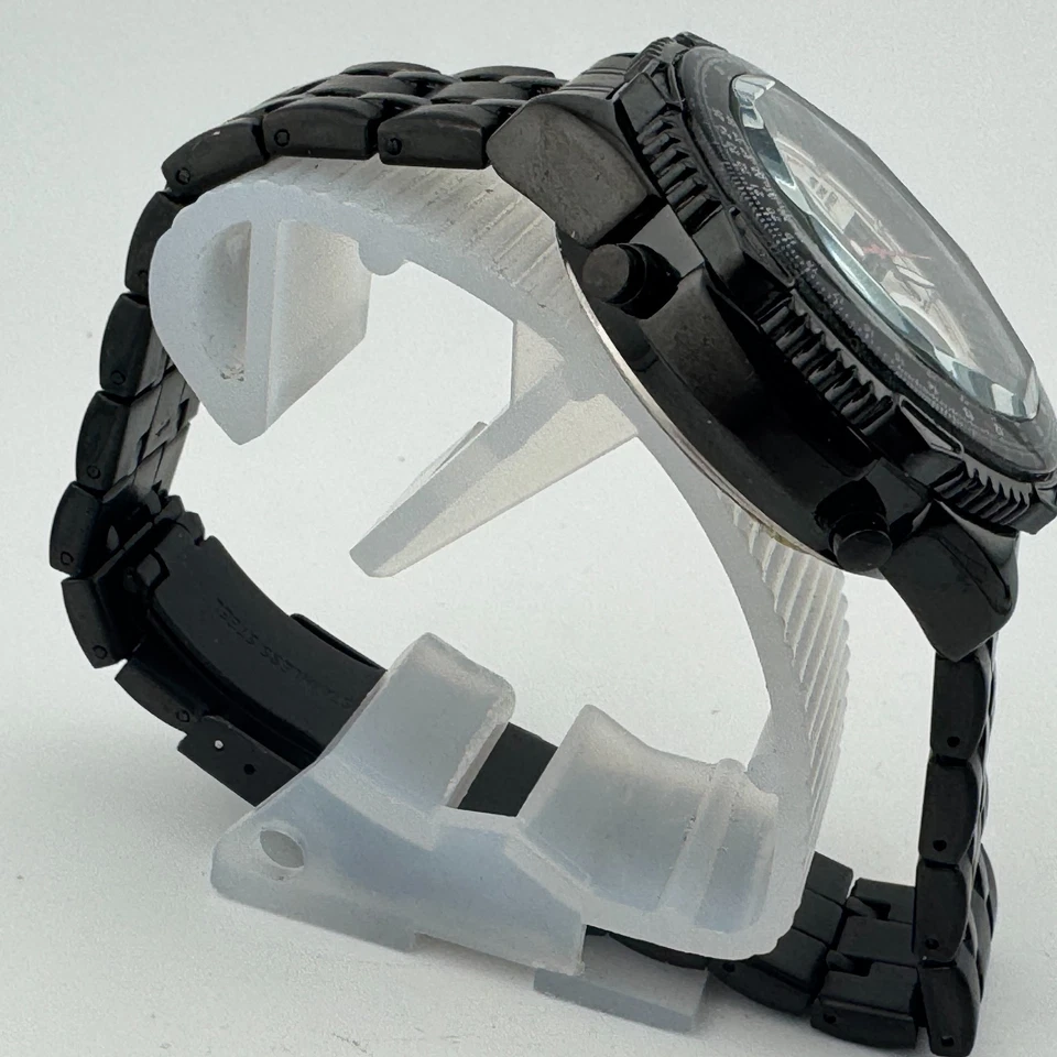 Reloj de Cuarzo Digital Analógico Tiburón Hombre 30m Bisel Giratorio Alarma Cronógrafo Batería Nueva Foto 3 de 4