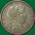 1897-O Barber Half Dollar Extremely Fine XF Coin #39862