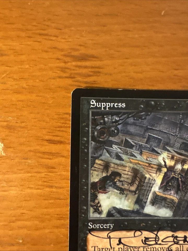 MTG Double Artist Proof Signed Suppress Apocalypse Nielsen And Thomas Baxa Mint - Image 2 of 4