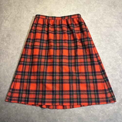 Vintage Pendleton Skirt Blazer Suit Set Womens 16 Red Tartan Plaid Made In USA - Picture 11 of 15