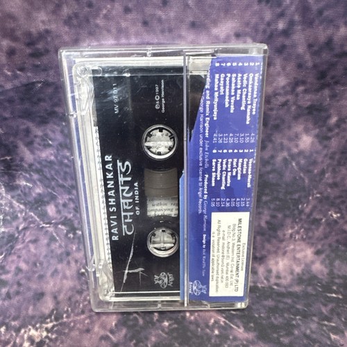 Ravi Shankar CHANTS OF INDIA Cassette **!** 1997 **RARE GEORGE HARRISON** - Picture 2 of 2
