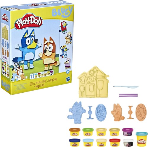 Play-Doh Bluey Make ’n Mash Kostüme Spielset Kleinkinder ungiftig Modellbau Geschenk - Bild 2 von 9