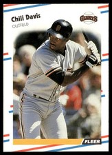 1988 Fleer Chili Davis San Francisco Giants #79