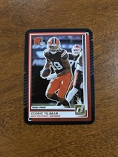 ✨2025 Panini Donruss Cedric Tillman ONE OF ONE 1 Of 1 Die Cut BLACK Press Proof