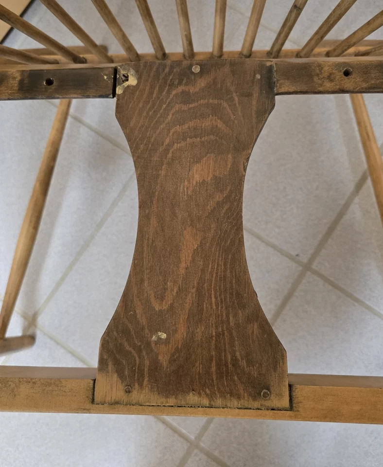 Silla de colección Mid-Century Sun Feather con husillo Sonna Rosen para Nassjo Stolfabrik, 1948 Foto 4 de 4