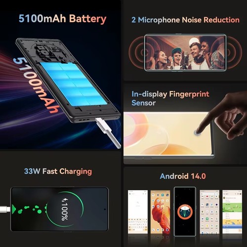 Global Version Cubot X90 Smartphone Octa Core 120Hz 32GB+256GB 100MP 5100mAh NFC - 第 6/13 張圖片