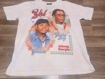 Grace Court YSL Young Stoner Life Young Thug Gunna Atlanta Rap T-Shirt Medium 