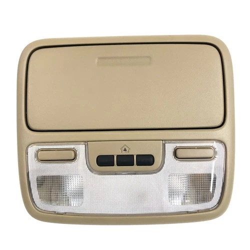 1998-2003 MDX Odyssey Dome Light Overhead Console W/ Homelink Beige Tan 2-Pin EX