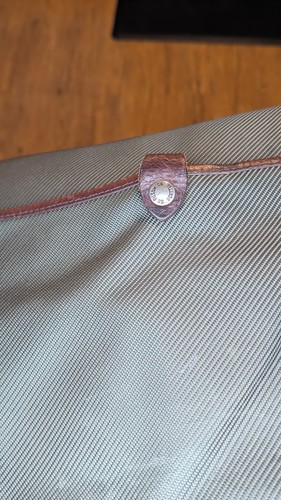 Filson Ballistic Messenger Shoulder Bag Brown Leather Detail CC Filson Co Nylon - Picture 10 of 12
