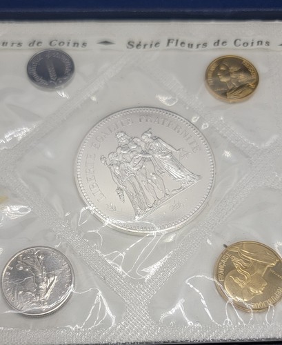 1974 France Monnaie De Paris/Fleurs De Coins Original Box - Picture 5 of 9