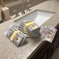 💵 Ultra Realistic Prop $100 Bills (10 Bands + Money Holder) 💵