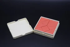 Logic Puzzle Game 2 in 1 Fifteen + Tangram 15 Number Slides Brain Teaser USSR