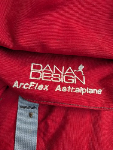 Dana Design Arcflex Astralplane Internal Frame Hiking Backpack red/black Large - Picture 13 of 13