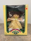 Vintage Cabbage Patch Kids 1985 16" Girl Doll Curly Brown Hair/Brown Eyes NIB