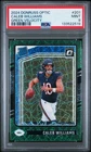 2024 PANINI DONRUSS OPTIC GREEN VELOCITY #201 CALEB WILLIAMS ROOKIE RC PSA 9