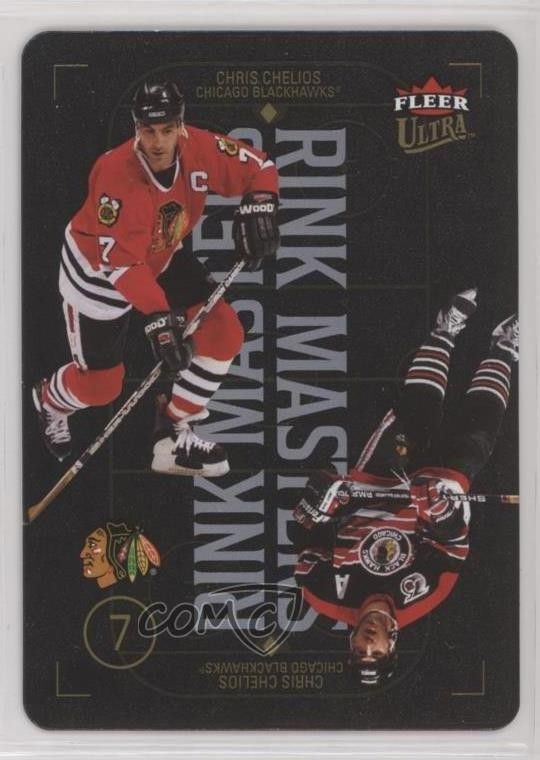 2021-22 Upper Deck Fleer Ultra Rink Masters Chris Chelios #21RM HOF