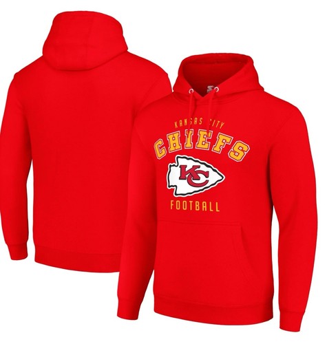 Starter Men’s Kansas City Chiefs Preschool Red Prime Pullover Hoodie Size S NWT - Bild 1 von 5