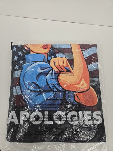 T-shirt maglietta Rosie stampa leopardata nera Trump Girl No Apologies nuova taglia media - Foto 2 di 3