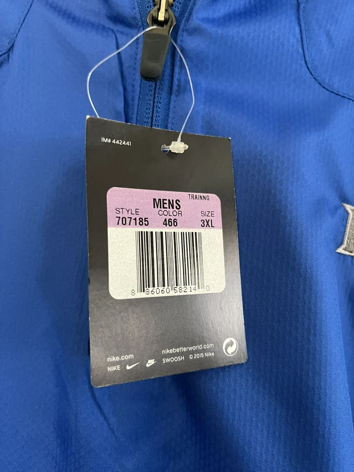 Chaqueta ligera University of Memphis Nike cuarto cremallera. Nuevo.  Foto 4 de 4