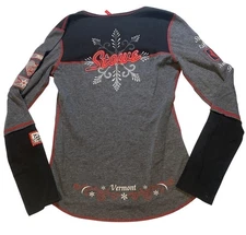 Alp-n-Rock Custom Henley Stowe Vermont Heather/Black Small MSRP$188