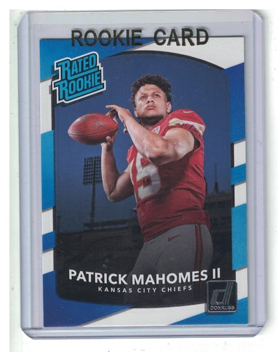 2017 PANINI DONRUSS PATRICK MAHOMES II #327 RATED ROOKIE RC MINT