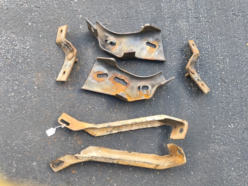 1968-1969 Buick Skylark Gran Sport Front Bumper Mounting Brackets - Image 2 of 2