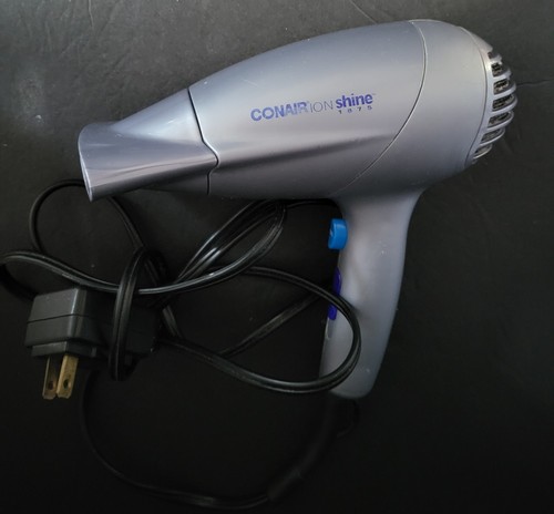 Conair Ion Shine 1875 Hair Dryer 6 In w/out Diffuser, 8.5 in w/Diffuser - Picture 3 of 5