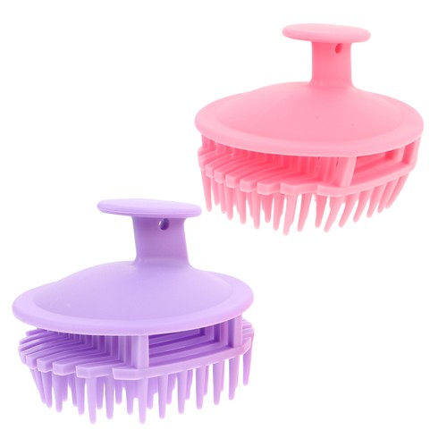 6 Stück Shampoo Bürste Haarwäsche Massagekamm Dusche Schrubber für Haare - Bild 5 von 12