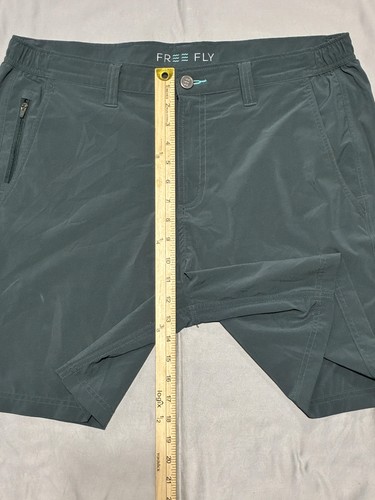Free Fly Shorts Mens XL Gray Performance Stretch Coconut Charcoal Quick Dry - Picture 11 of 11