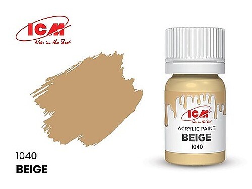 ICM ICM Acrylic Paint - Beige 12ml Bottle - #1040