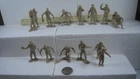 Marx Arctic/Alaska Recast Tan Lot of 15 in 12 Different Scientist Poses