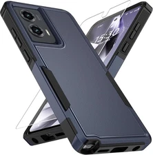 Vinve for Moto G Stylus 5G 2024 Case with HD Screen Protector, Military-Grade Sh