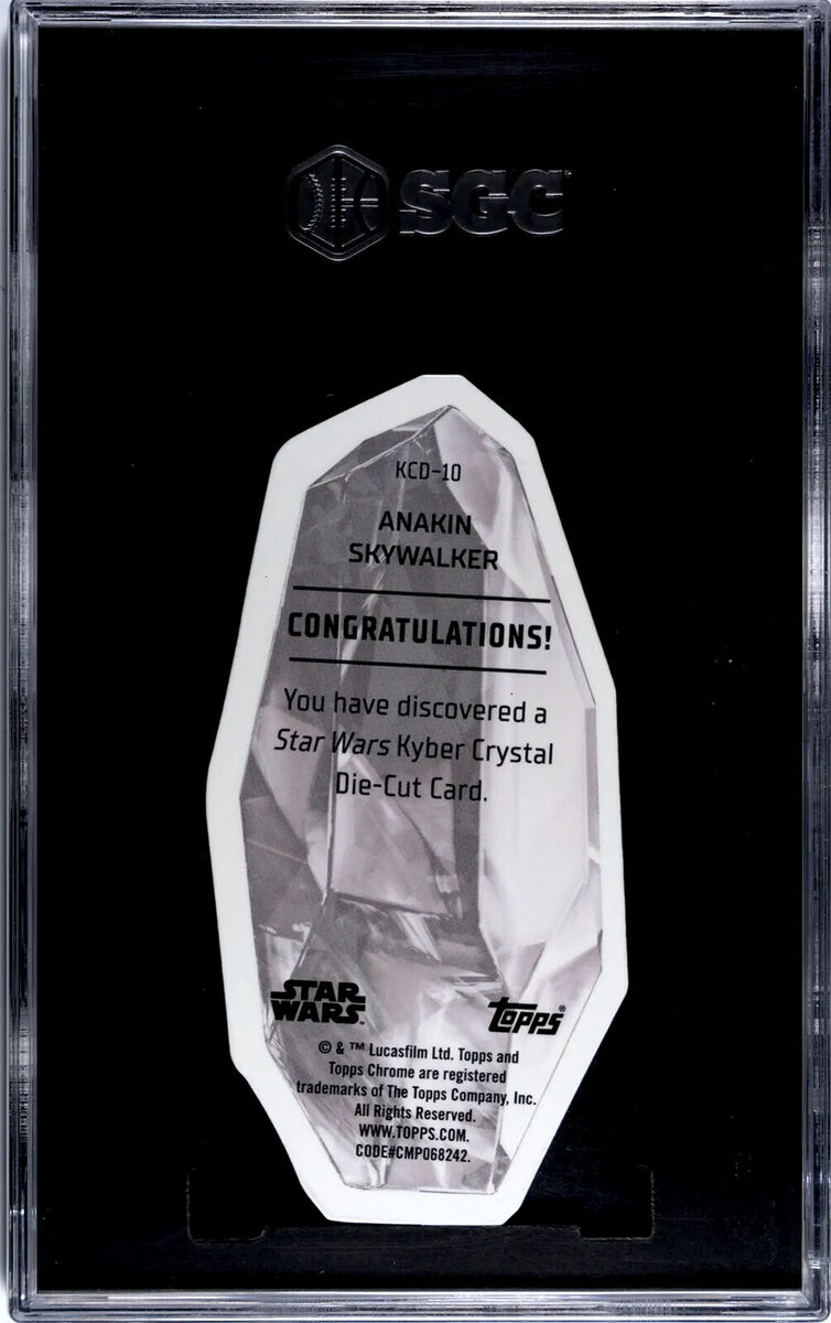 2023 Topps Star Wars KCD-10 Anakin Skywalker KYBER CRYSTAL 2023 Topps Star Wars KCD-10 Anakin Skywalker KYBER CRYSTAL