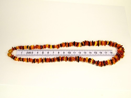 Collar Ámbar Báltico 18" Multicolor Cuentas Piedra Natural Piedra Preciosa 1181 - Imagen 2 de 9