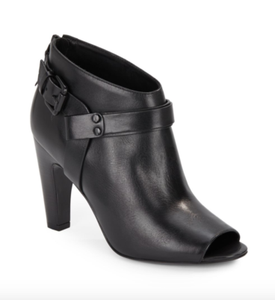 Vince Camuto Signature Nikoletta Black Leather Women Booties Size 6M 2639* Vince Camuto Signature Nikoletta Black Leather Women Booties Size 6M 2639*