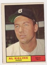 40% OFF 1961 Topps #429 Al Kaline - Detroit Tigers, Excellent Condition!