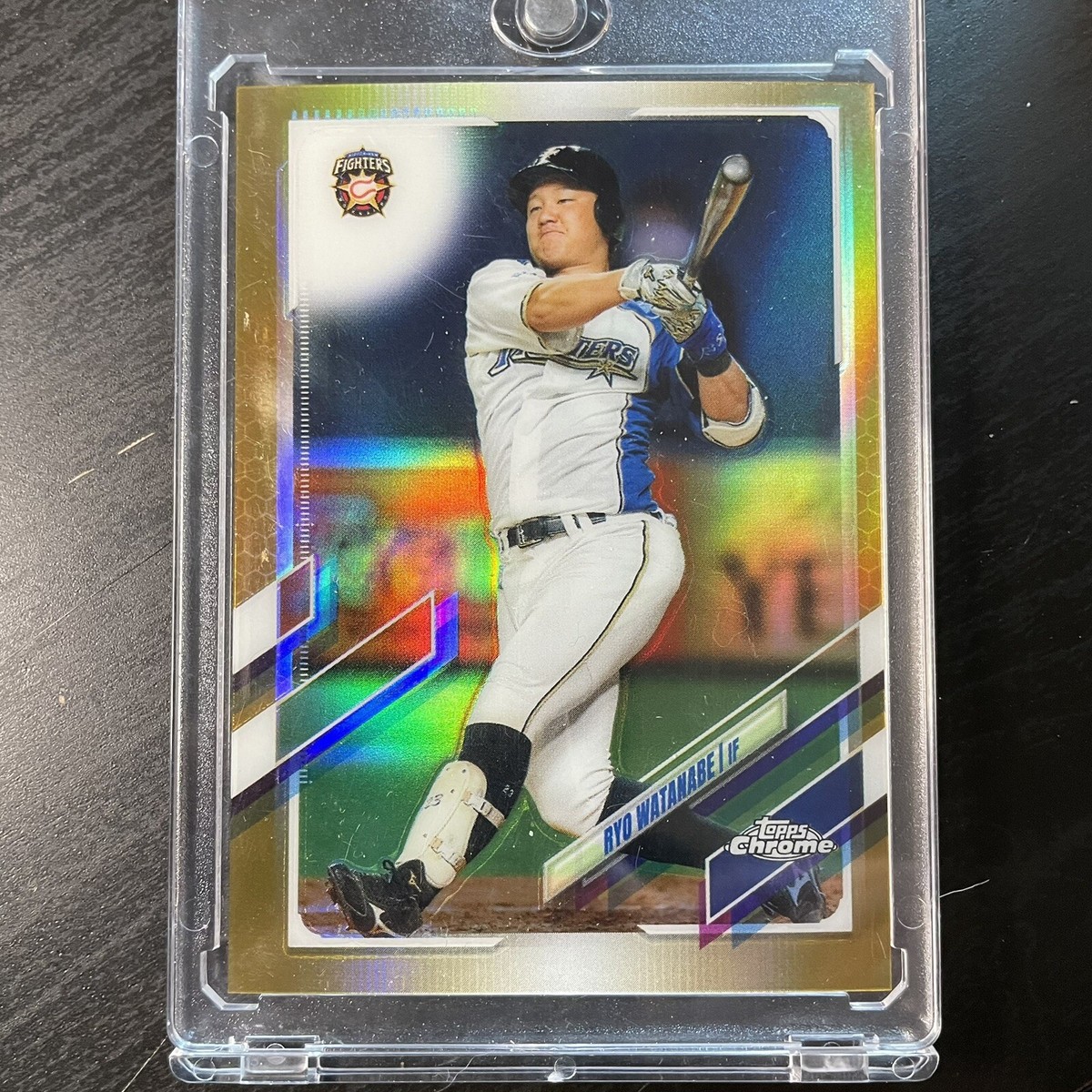 2021 Topps Chrome NPB Gold Ryo Watanabe RC /50 Nippon Han