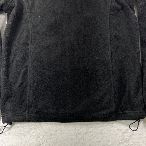 Harriton Women's Medium KIA Full Zip Black Fleece Jacket Long Sleeve Sweatshirt - Picture 12 of 12