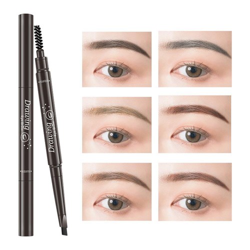 Lápiz de cejas giratorio automático impermeable y a prueba de sudor con cepillo чц I7P5 - Imagen 7 de 22