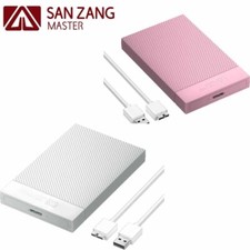 SANZANG 2.5" SATA USB 3.0 Hard Drive Disk HDD SSD Enclosure External Case For PC