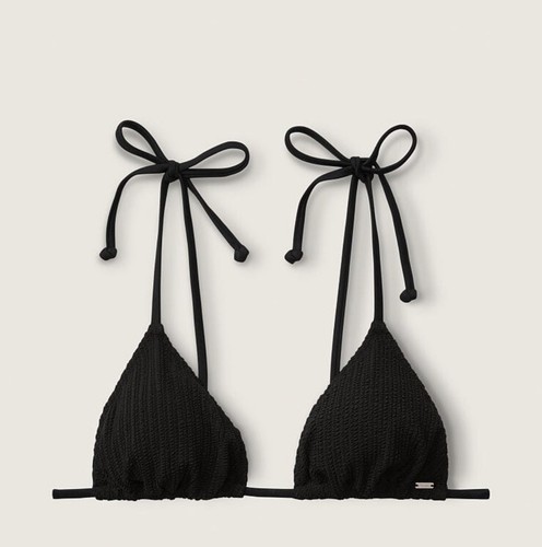 Victorias Secret Badeanzüge schwarz Bikini SET dreieckiger BH L-D oben und unten M - Bild 7 von 10