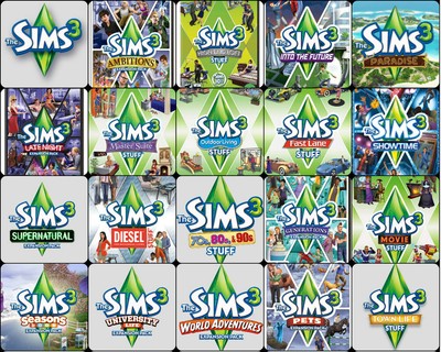 Die Sims 3 komplette Sammlung & alle Erweiterungen/Windows/Alle Packs ...