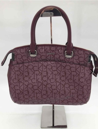 Calvin klein raelynn signature satchel Clearance