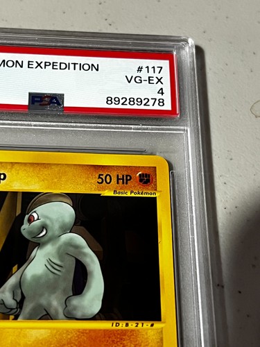 2002 Pokémon Expedition Machop 117/165 PSA 4 VG-EX Tough Grade - Picture 3 of 10