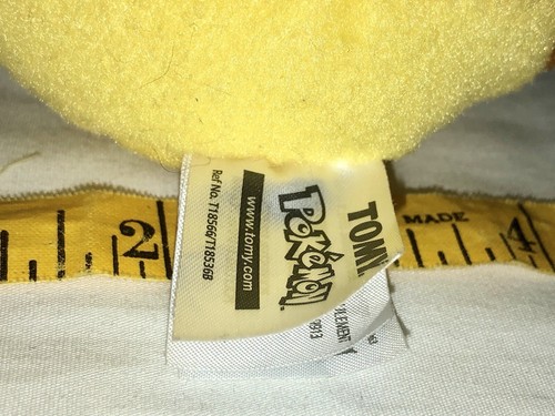 "Pikachu Pokemon 6"" Peluche 2017 Tomy Peluche Juguete" - Imagen 5 de 8